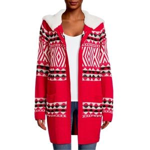 Women’s Sherpa Hoodie Cardigan